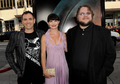 Pictured: Vincenzo Natali, Delphine Chaneac, Guillermo del Toro