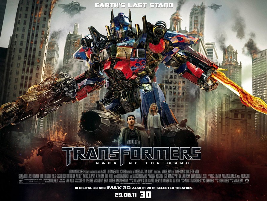 transformers 3 poster dark moon. 2010 Transformers 3 - Dark of