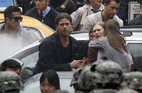 Brad Pitt, Mireille Enos